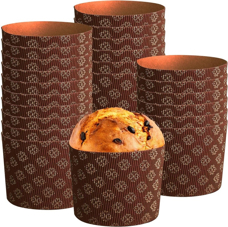 Adodotoe Panettone Paper Mold - 12 Pcs - Image 1